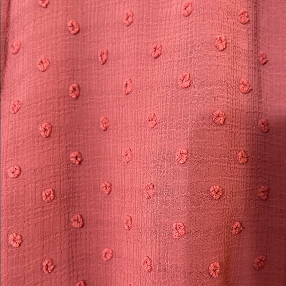 Sweet Wanderer Chiffon Sleeveless Rose Color Dress-Size Large - Picture 5 of 11